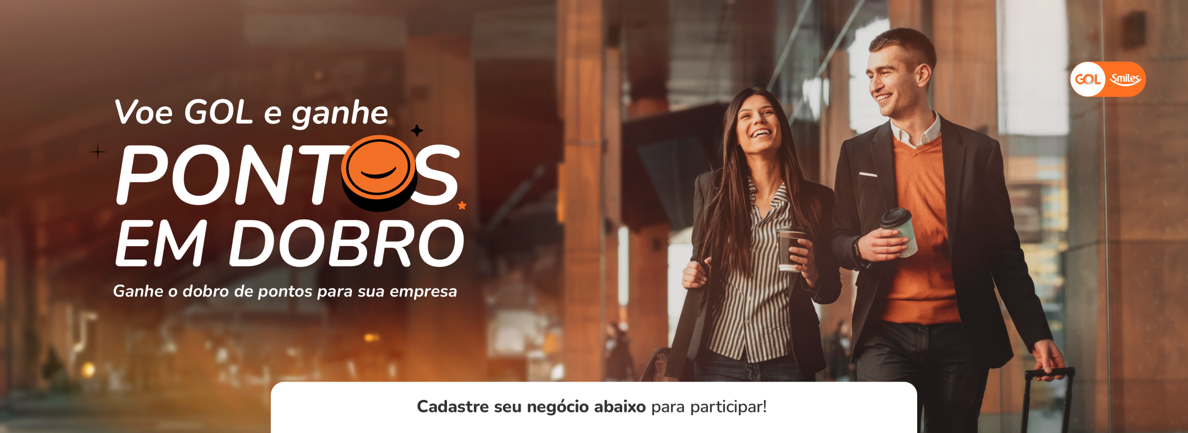 Voe Gol e ganhe pontos em dobro